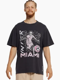 Mitchell & Ness Tees & Singlets-Inter Miami Flame Tee