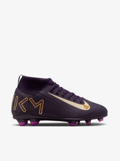 Women Nike Football Boots|Firm Ground Boots-Jr. Mercurial Superfly 10 Club "Kylian Mbappé"