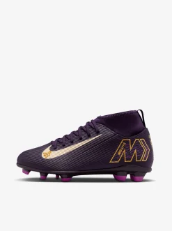 Women Nike Football Boots|Firm Ground Boots-Jr. Mercurial Superfly 10 Club "Kylian Mbappé"