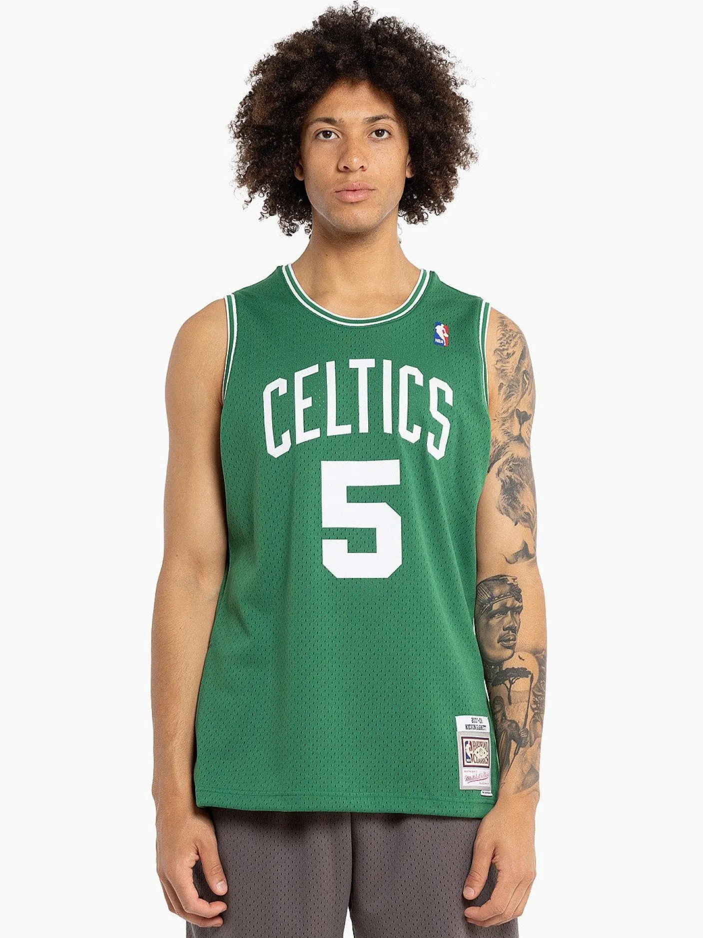 Mitchell & Ness Nba Jerseys-Kevin Garnett 07-08 Boston Celtics Road Swingman Jersey