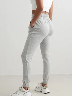 Women Aimn Pants|Pants & Sweats-Light Grey Melange Comfy Sweatpants