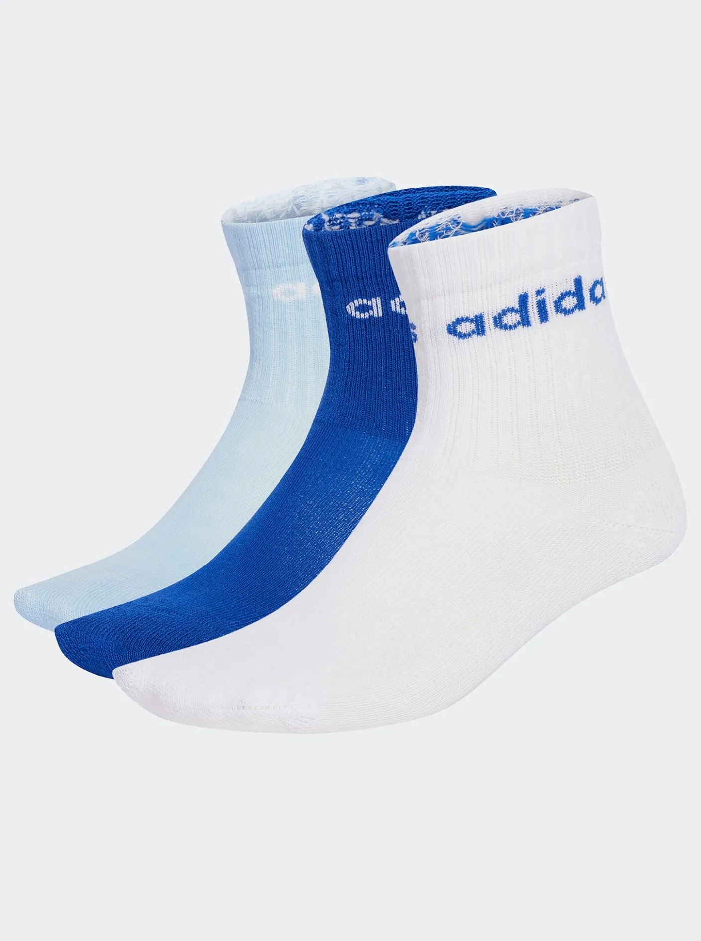 adidas Socks & Underwear-Linear Crew Socks 3 Pack Kids