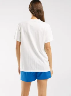 Women adidas Originals Tees & Tanks-Linear Graphic Boyfriend T-Shirt