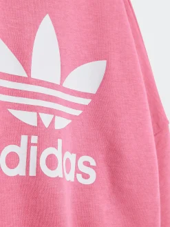 Kids adidas Originals Sets-Loose Crew Flared Leggings Set Infants