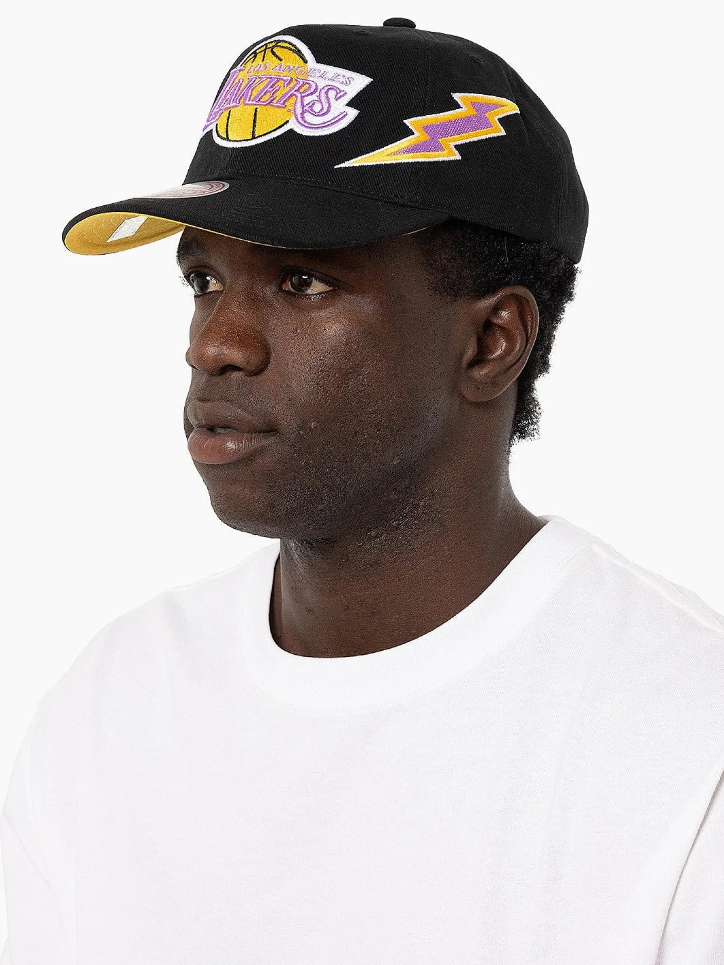 Mitchell & Ness Caps & Hats-Los Angeles Lakers Lightning Deadstock Cap