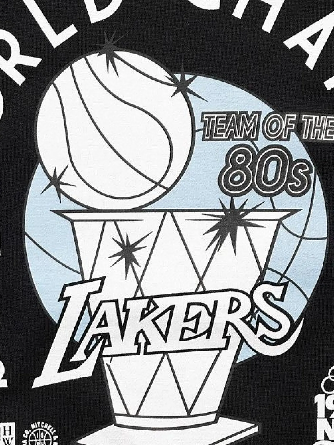 Mitchell & Ness Hoodies & Crews-Los Angeles Lakers Team of the 80's Crew