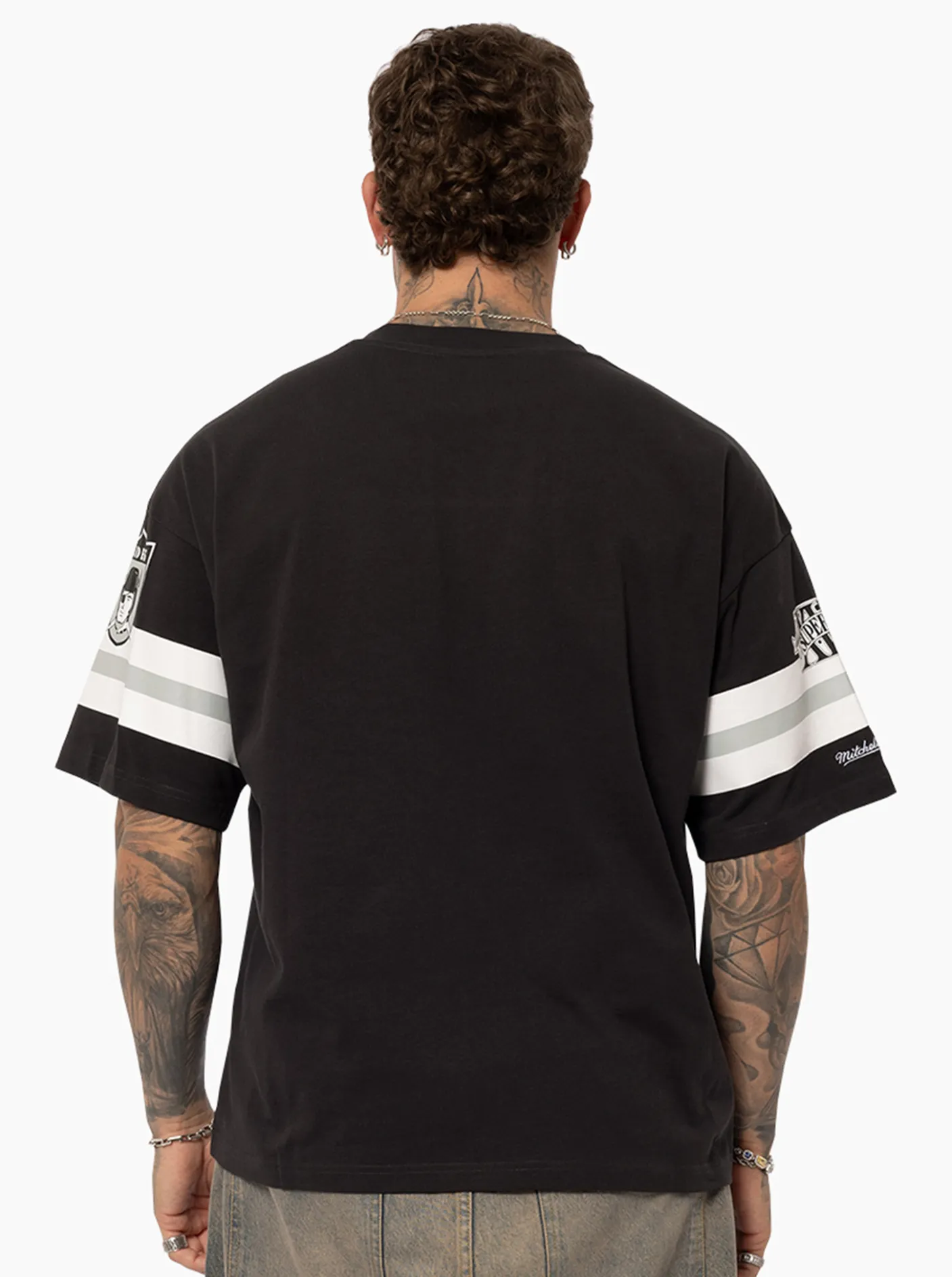 Mitchell & Ness Tees & Singlets-Los Angeles Raiders Boxy Tee