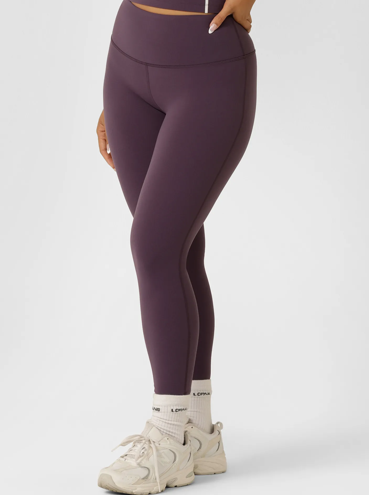 Women Lorna Jane Performance|Tights-Lotus No Chafe Ankle Biter Leggings
