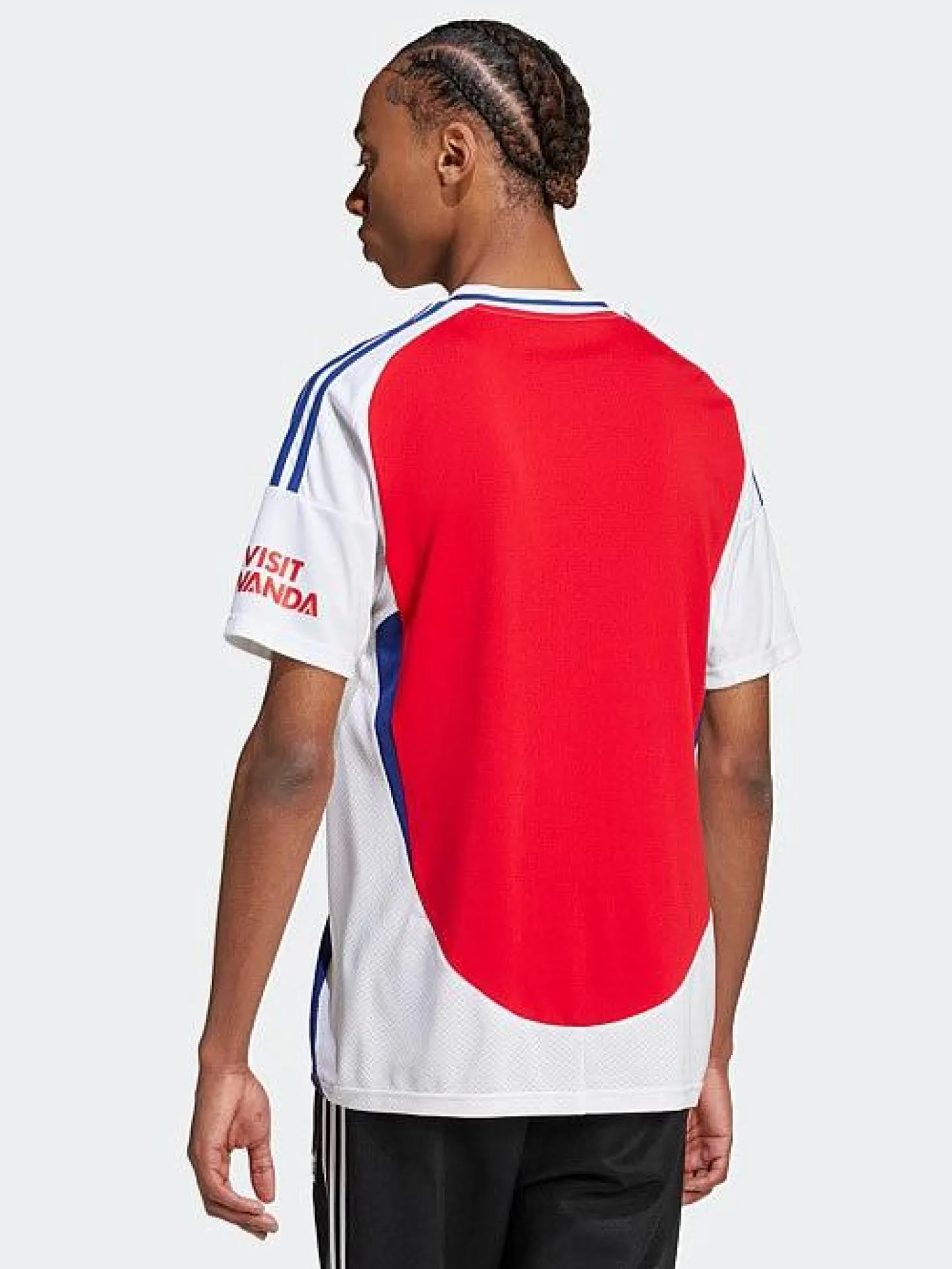 adidas Football Jerseys-M AFC H Jersey - Better Scarlet/White