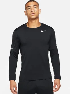 Nike Running|Performance-M DF Elmnt Crew - Black/Reflective Silver