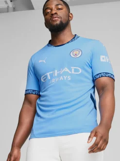 Puma Football Jerseys-Manchester City 24/25 Replica Home Football Jersey Mens
