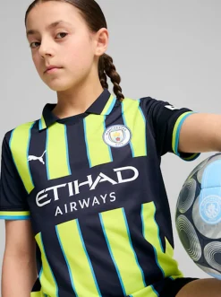 Puma Football Jerseys-Manchester City Away 24/25 Youth Jersey