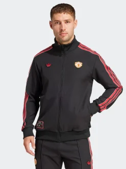adidas Originals Jackets & Vests-Manchester United Terrace Icons Track Top
