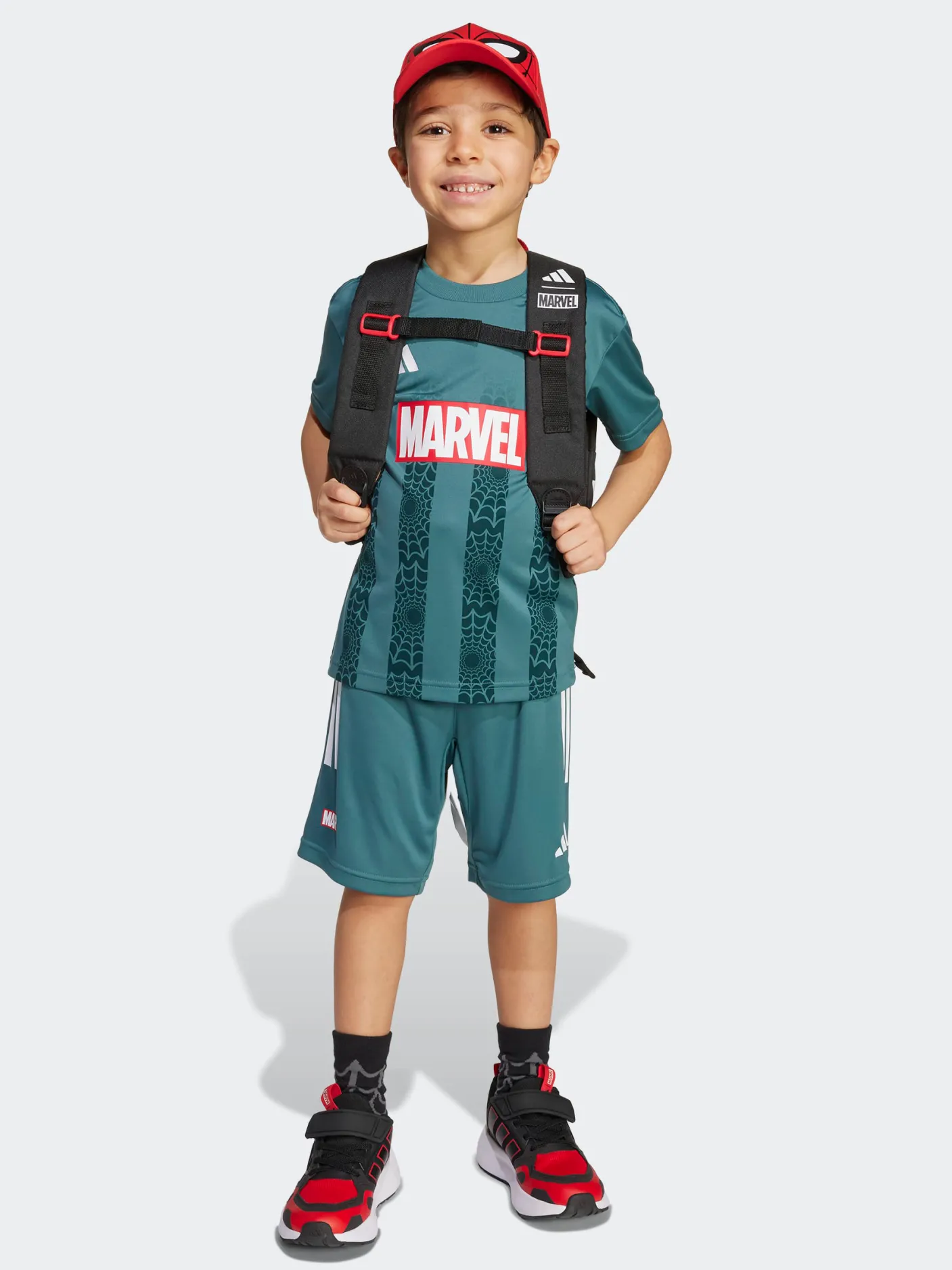 Kids adidas Sportswear Sets|Tees-Marvel Spider-Man Tee Set Kids