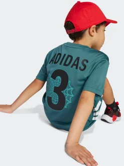 Kids adidas Sportswear Sets|Tees-Marvel Spider-Man Tee Set Kids