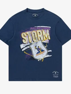 Mitchell & Ness Tees & Singlets-Melbourne Storm Abstract Tee