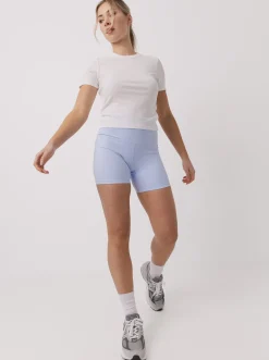 Women Taylor Sport Shorts-Mellow Bike Shorts in Bluebell