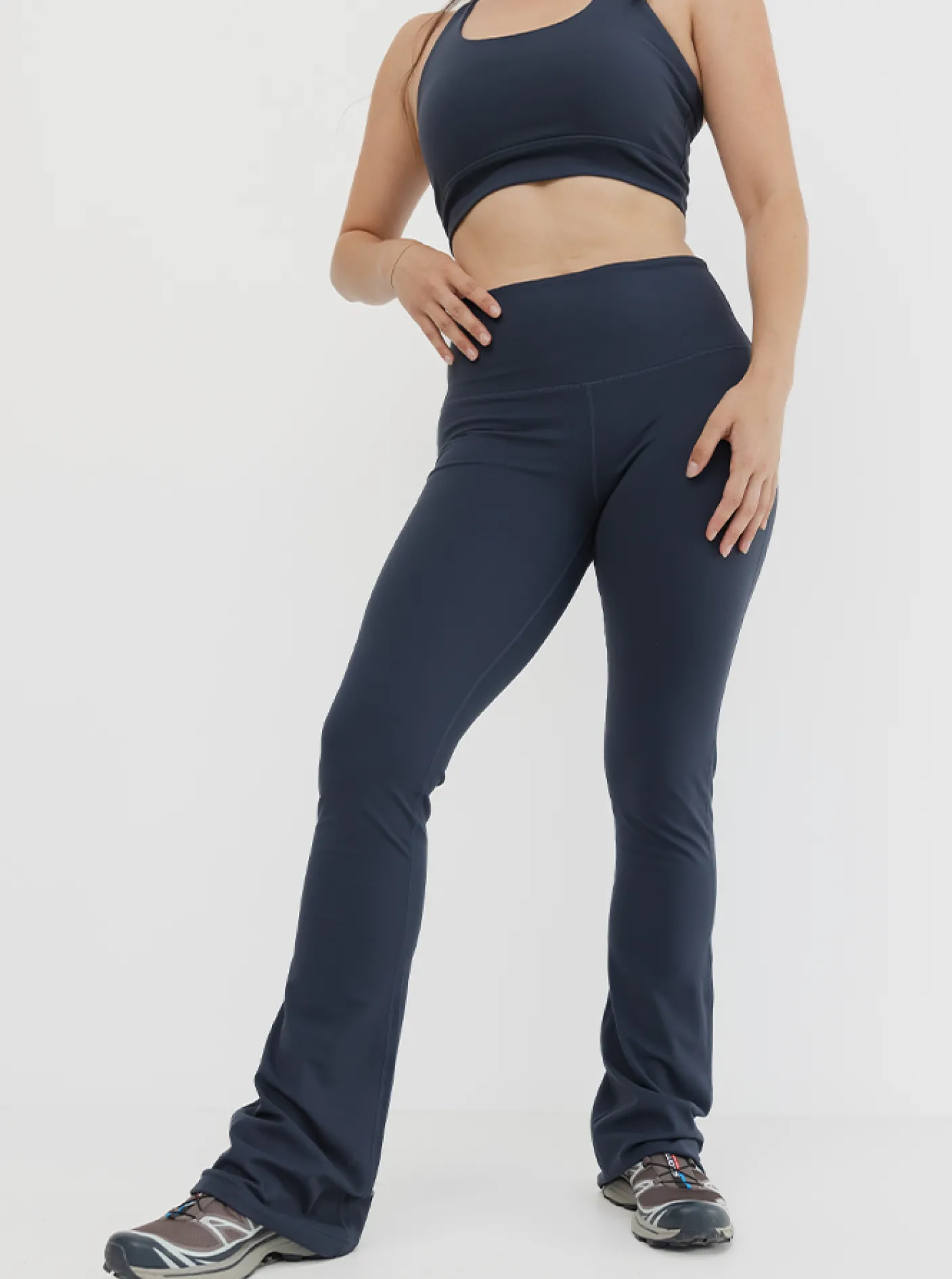 Women Taylor Sport Performance|Tights-Mellow Flare Longline In Shadow