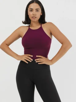 Women Taylor Sport Performance-Mellow Tank In Mulberry