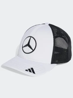 adidas Sportswear Caps & Hats-Mercedes AMG Petronas Formula One Team Snapback Star Trucker Cap