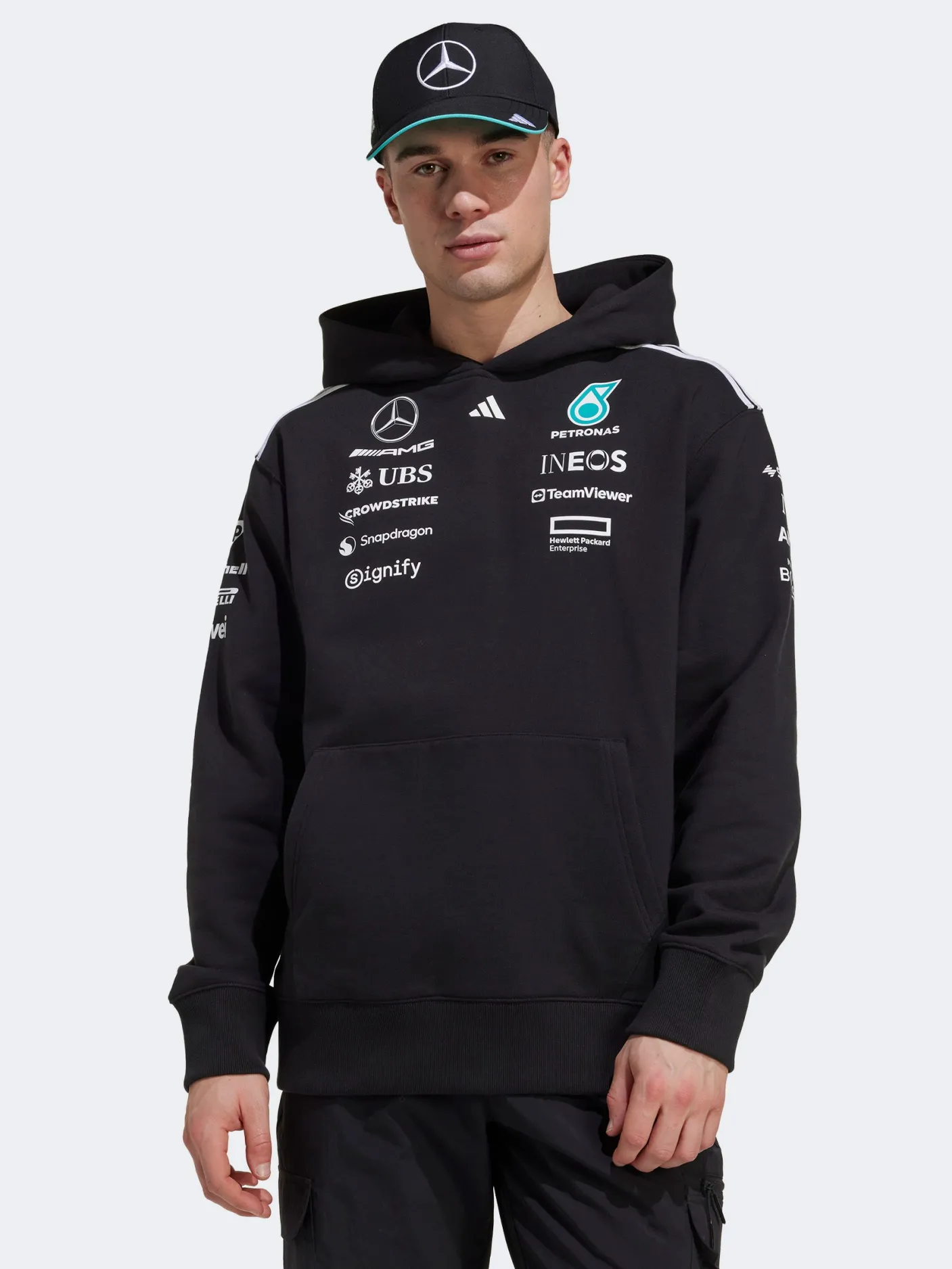 adidas Hoodies & Crews-Mercedes AMG Petronas Formula One Team Hoodie