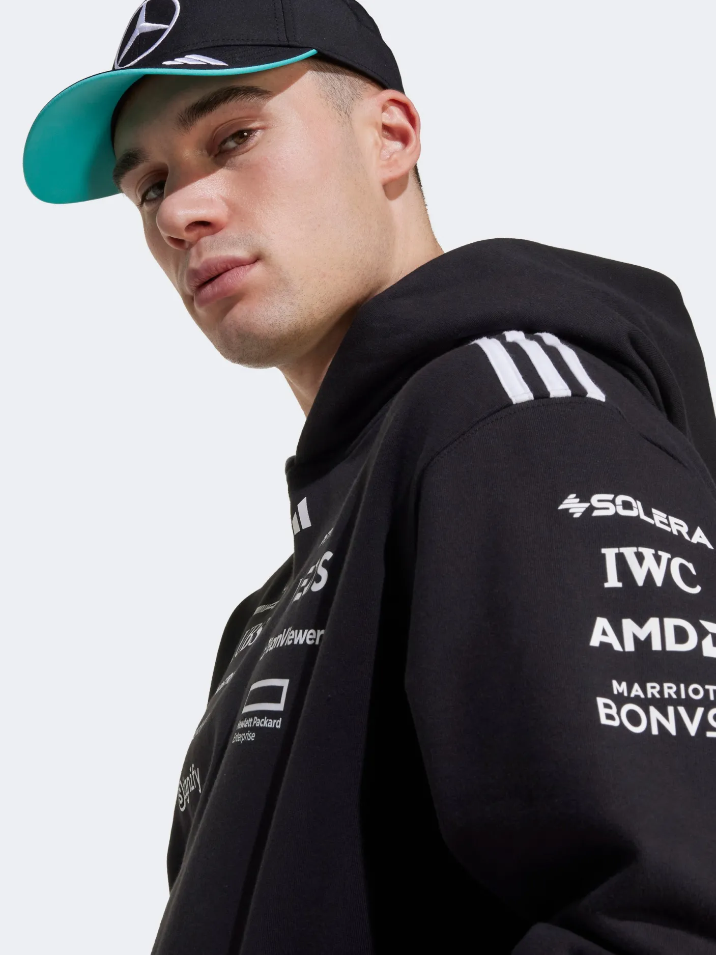 adidas Hoodies & Crews-Mercedes AMG Petronas Formula One Team Hoodie