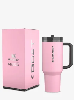 Stanley Water Bottles-Messi x 1913 Quencher ProTour Flip Straw Tumbler 40oz