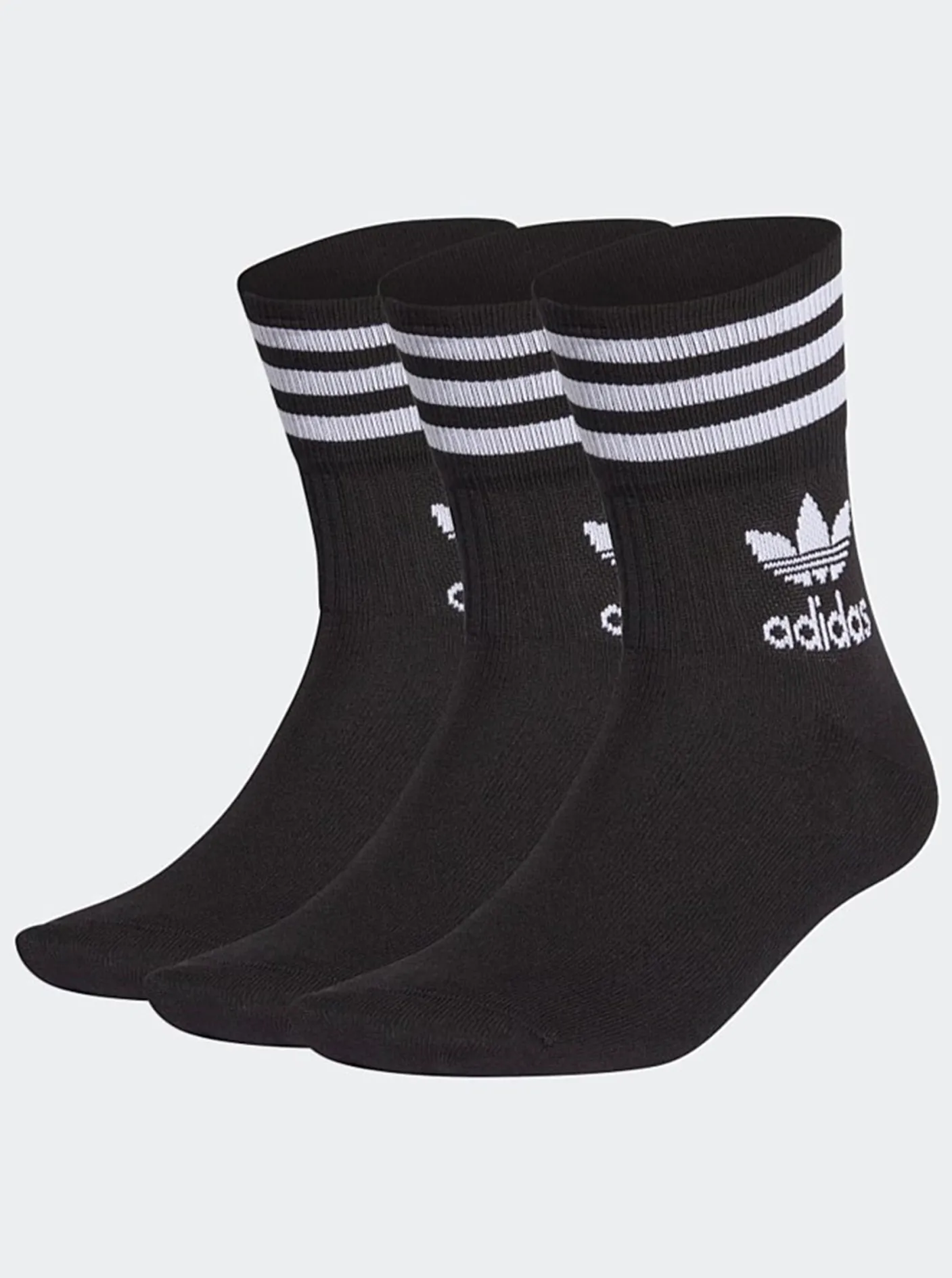 adidas Originals Socks & Underwear-Mid Cut Crew Socks 3-Pack