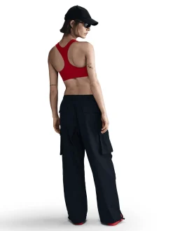 Women Nike Pants & Sweats-Mid-Rise Oversized Cargo Trousers