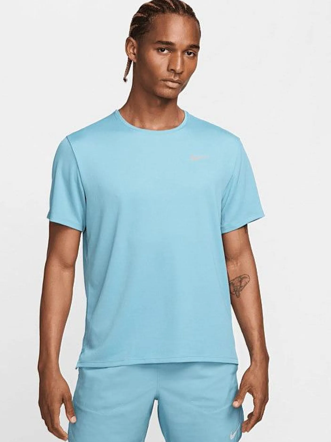Nike Performance|Tees & Singlets-Miler Dri-FIT UV Short-Sleeve Running Top