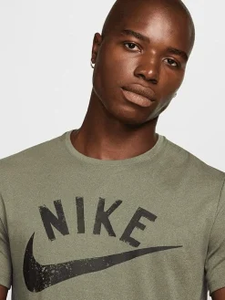Nike Performance|Tees & Singlets-Miller Swoosh Dri-FIT Running Top