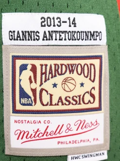 Mitchell & Ness Nba Jerseys-Milwaukee Bucks 13-14 Giannis Antetokounmpo Swingman Jersey