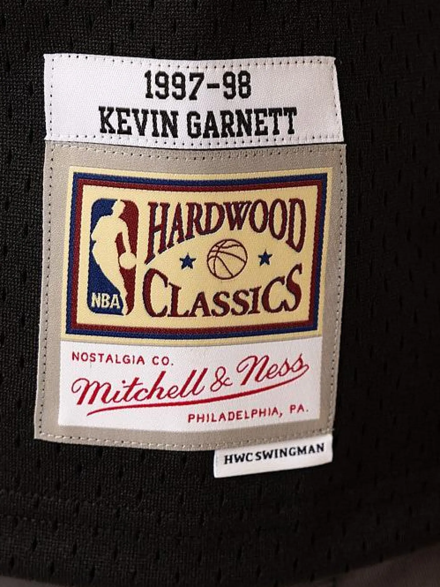 Mitchell & Ness Nba Jerseys|Tees & Singlets-Minnesota Timberwolves 97-98 Kevin Garnett Swingman Jersey