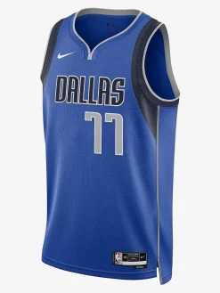 Nike Nba Jerseys|Tees & Singlets-NBA Dallas Mavericks Luka Doncic #77 Icon Edition Swingman Jersey