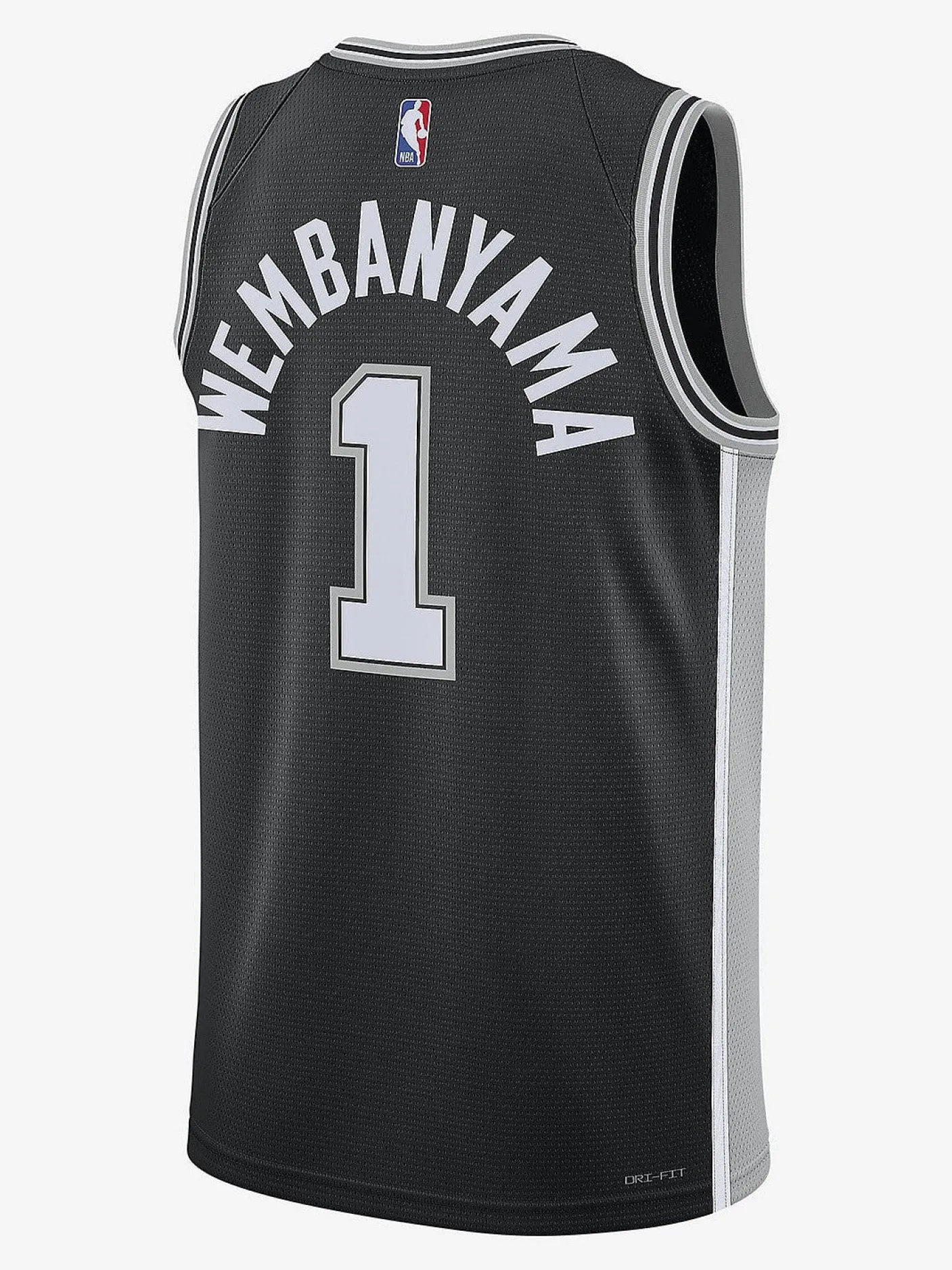 Nike Nba Jerseys-NBA San Antonio Spurs Victor Wembanyama No1 Icon Edition Swingman Jersey