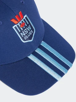 adidas New South Wales Blues|Caps & Hats-New South Wales 3-Stripes Baseball Cap
