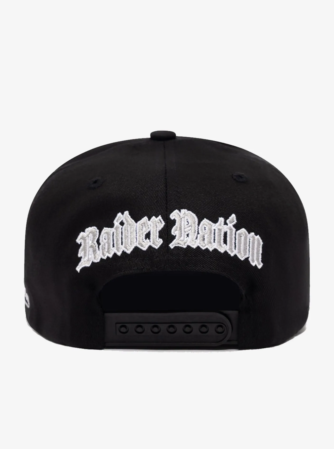 Mitchell & Ness Caps & Hats-Old English LA Raiders Pinch Snapback