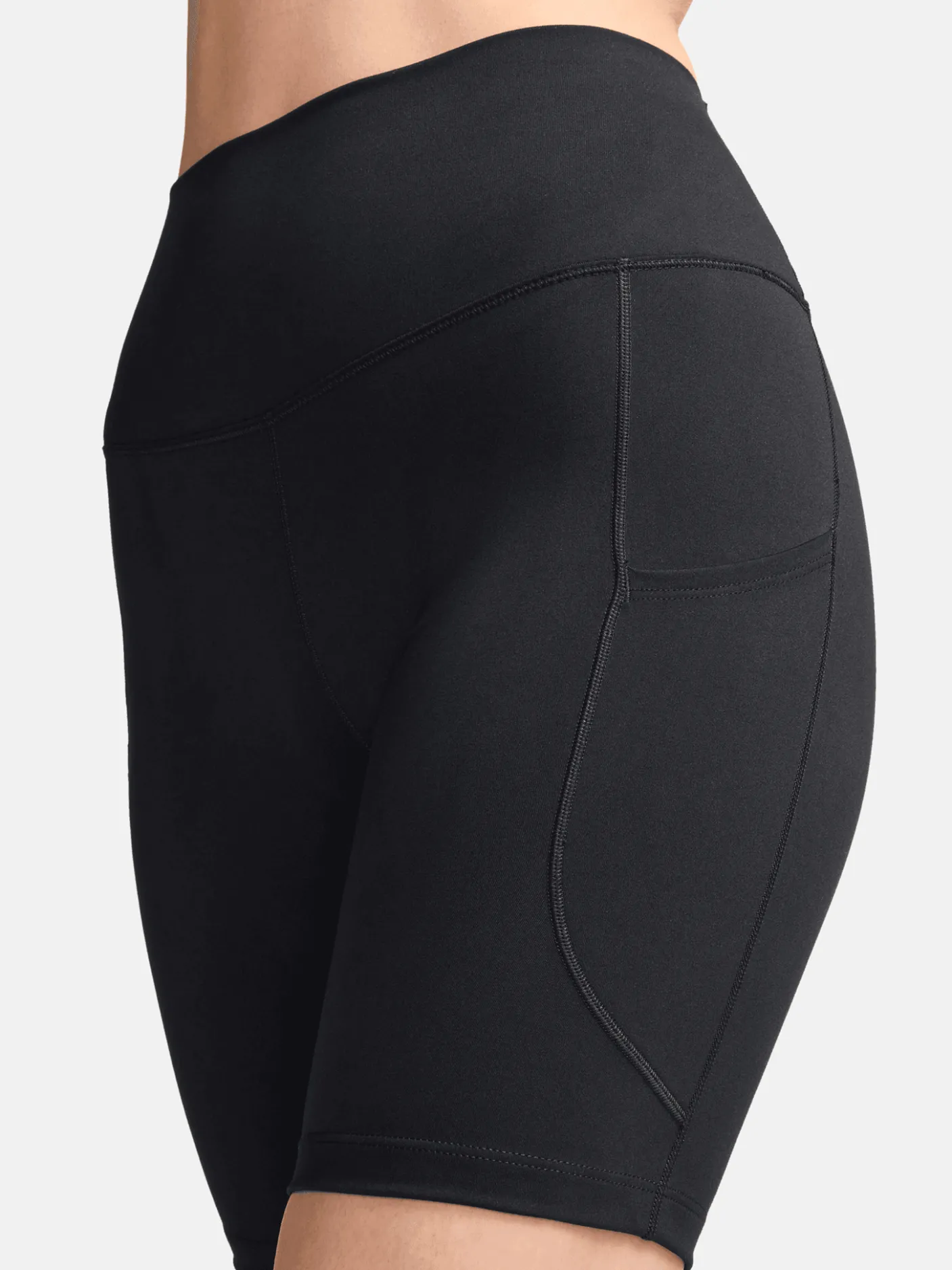 Women Nike Performance|Shorts-One High-Waisted 8'' Biker Shorts with Pockets