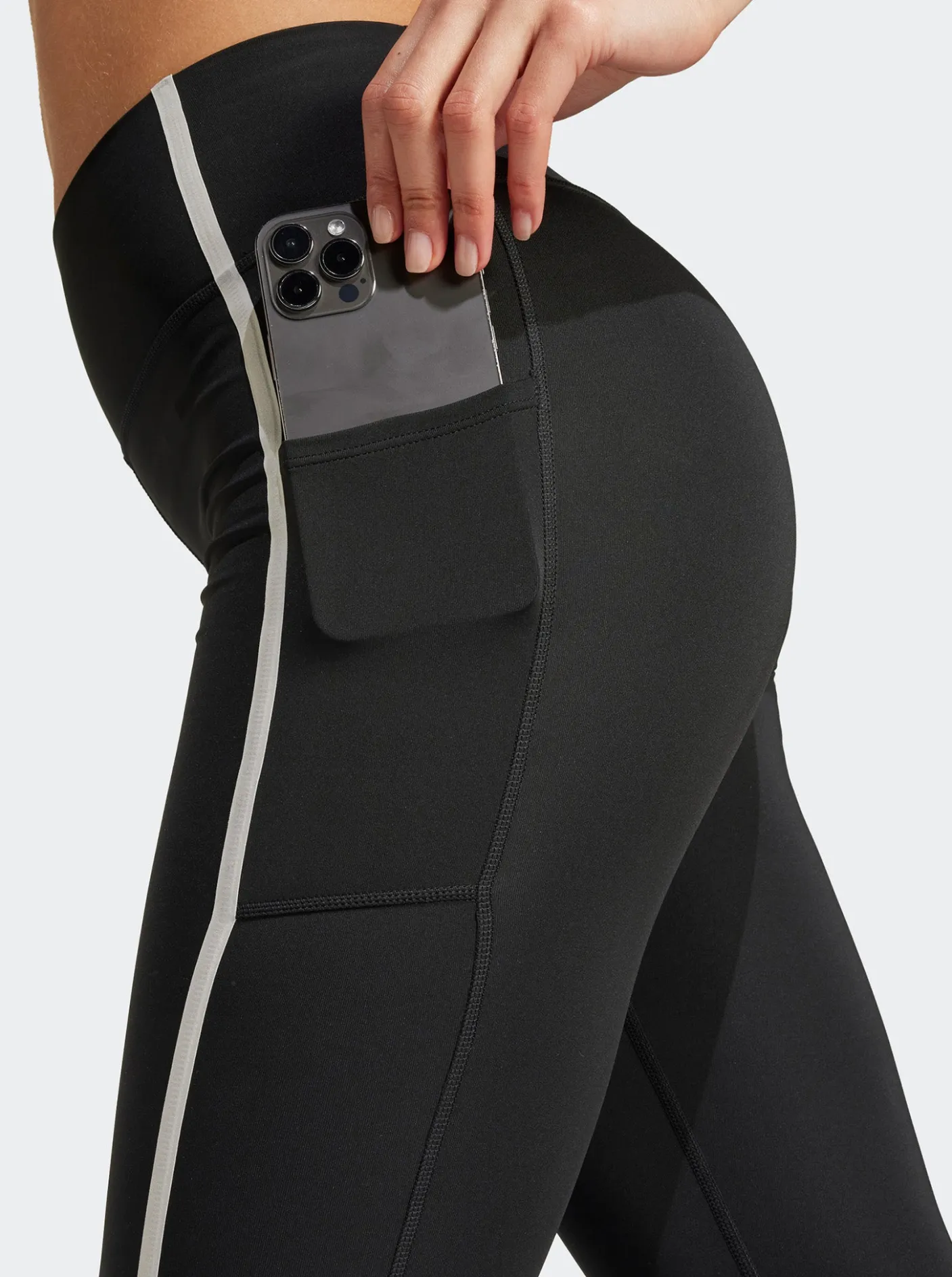 Women adidas Performance|Tights-Optime Heritage Full-Length Leggings