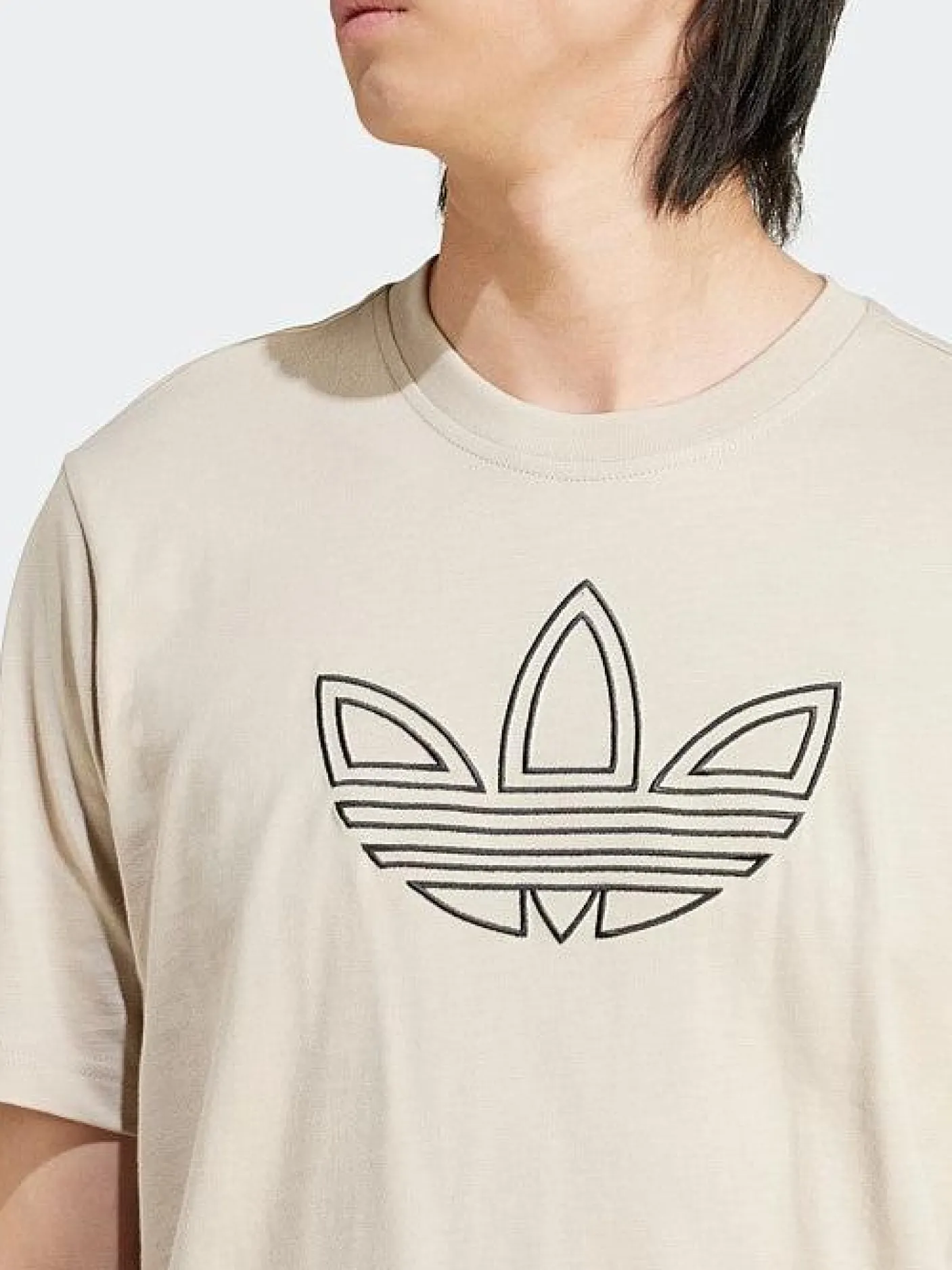 adidas Originals Tees & Singlets-Outlined Trefoil T-Shirt