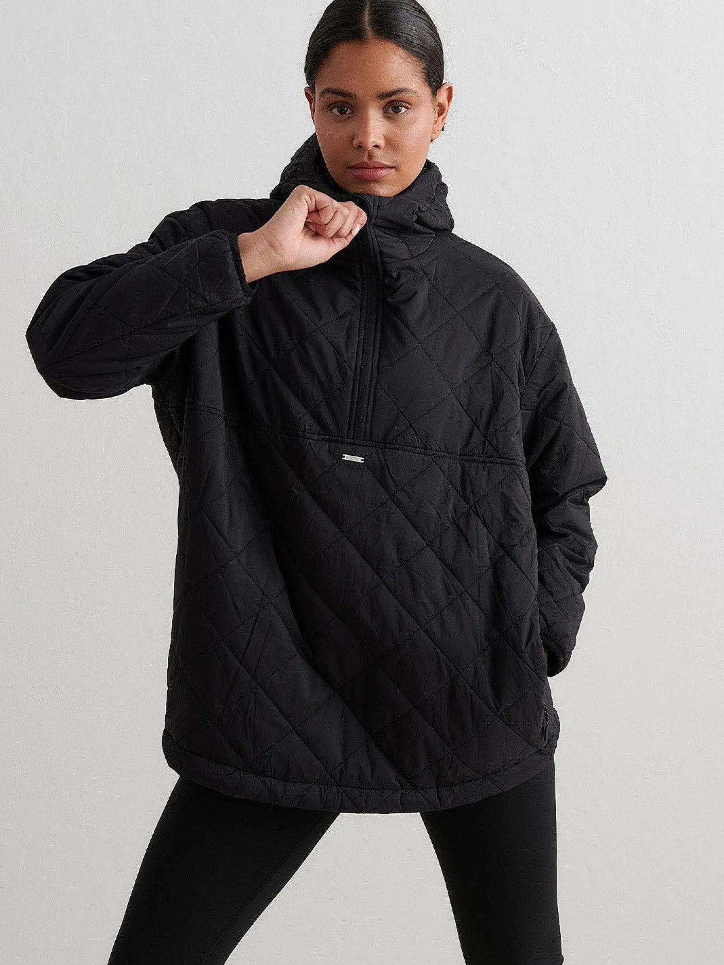 Women Aimn Jackets|Jackets & Vests-Oversized Quilted Anorak