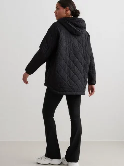 Women Aimn Jackets|Jackets & Vests-Oversized Quilted Anorak