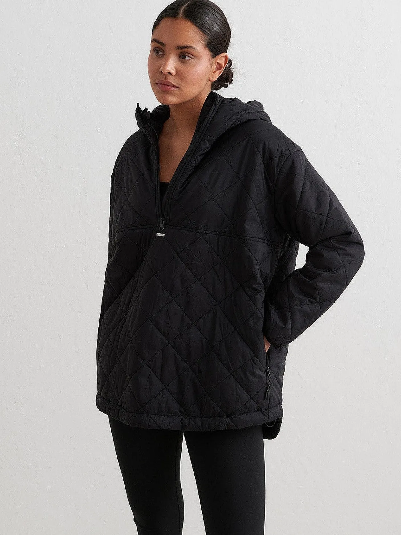 Women Aimn Jackets|Jackets & Vests-Oversized Quilted Anorak
