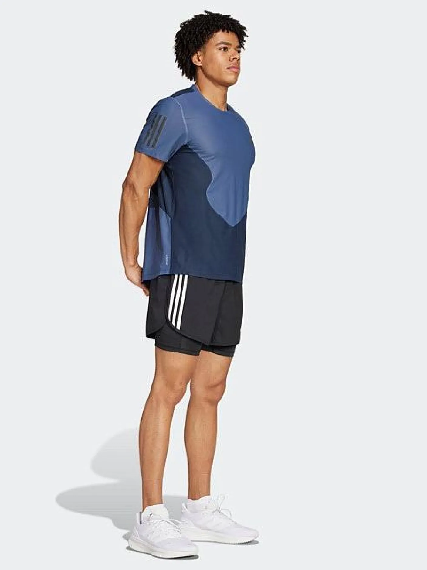 adidas Running|Tees & Singlets-Own The Run Colorblock AEROREADY T-Shirt