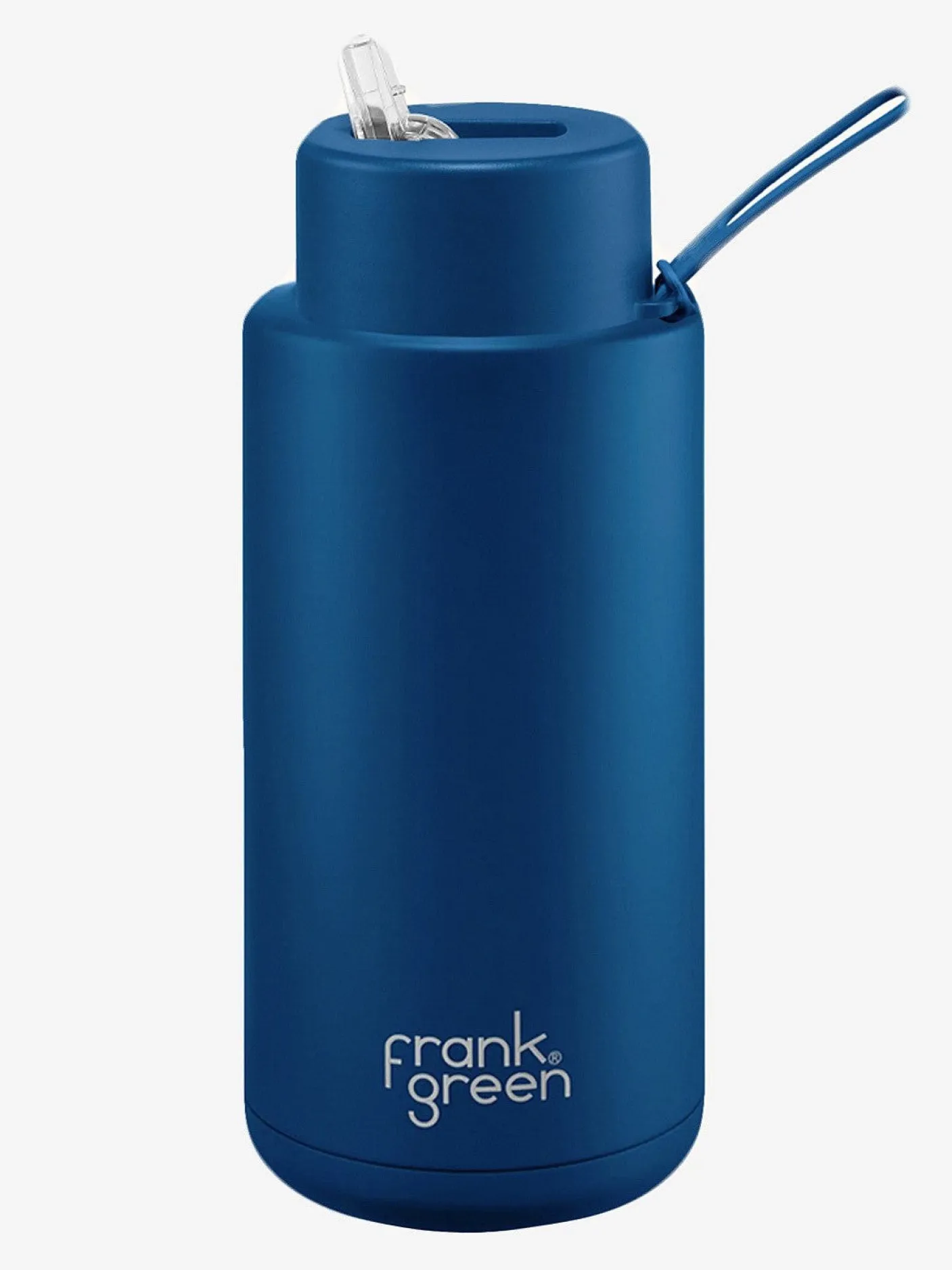 Frank Green Water Bottles-34oz Ceramic Reusable Bottle Deep Ocean