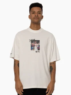 Mitchell & Ness Tees & Singlets-Philadelphia 76ers Allen Iverson Pre & Post Game T-Shirt