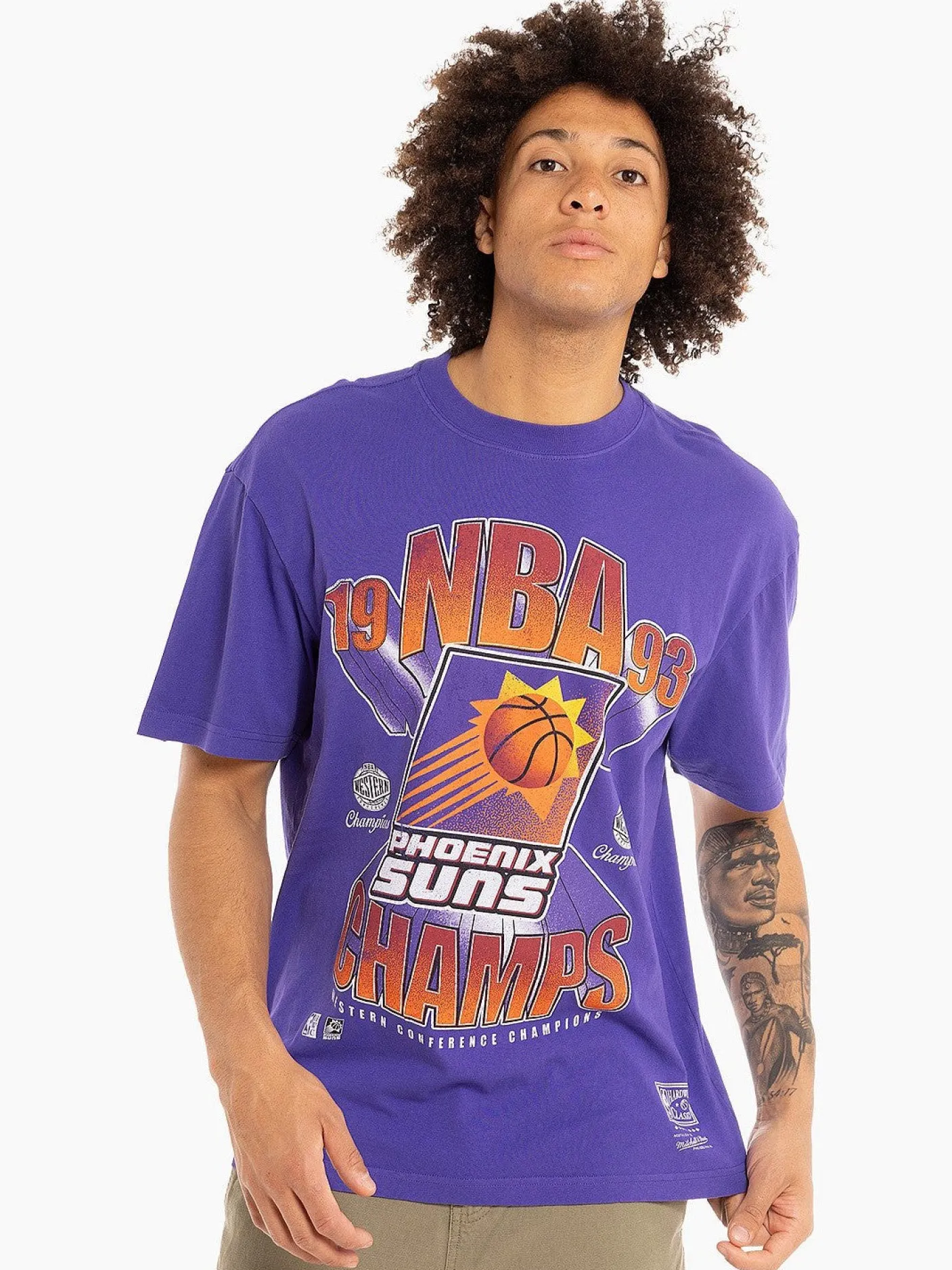 Mitchell & Ness Tees & Singlets-Phoenix Suns Bust Out Tee