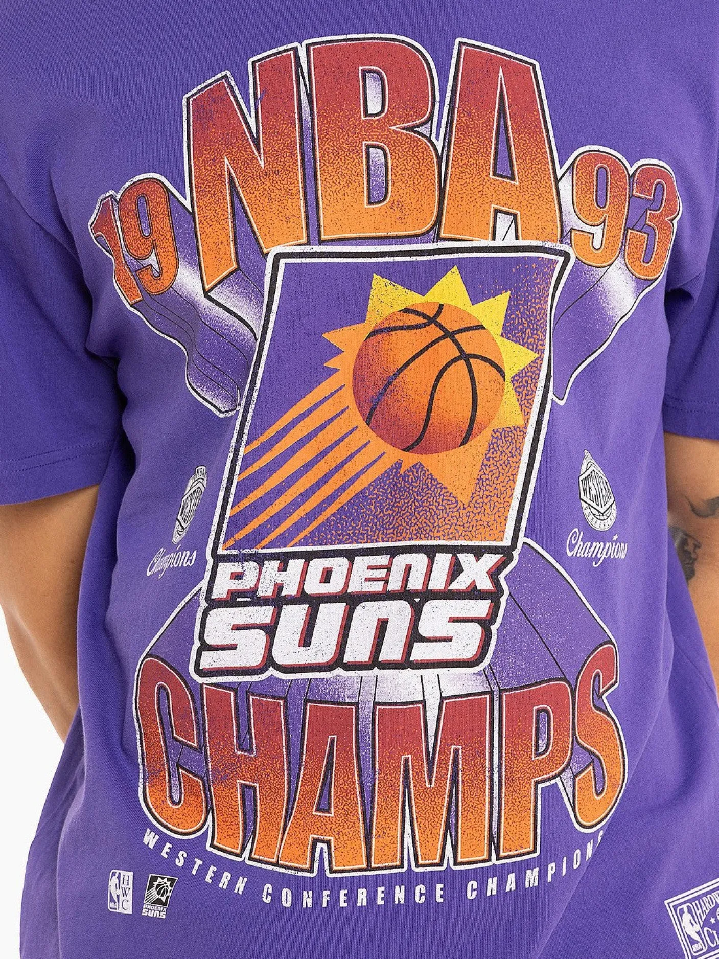 Mitchell & Ness Tees & Singlets-Phoenix Suns Bust Out Tee