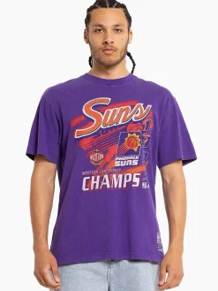 Mitchell & Ness Tees & Singlets-Phoenix Suns Script Tee