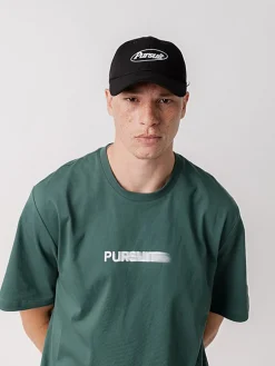 Pursuit of Happiness Caps & Hats-Plate Logo Cap in Black